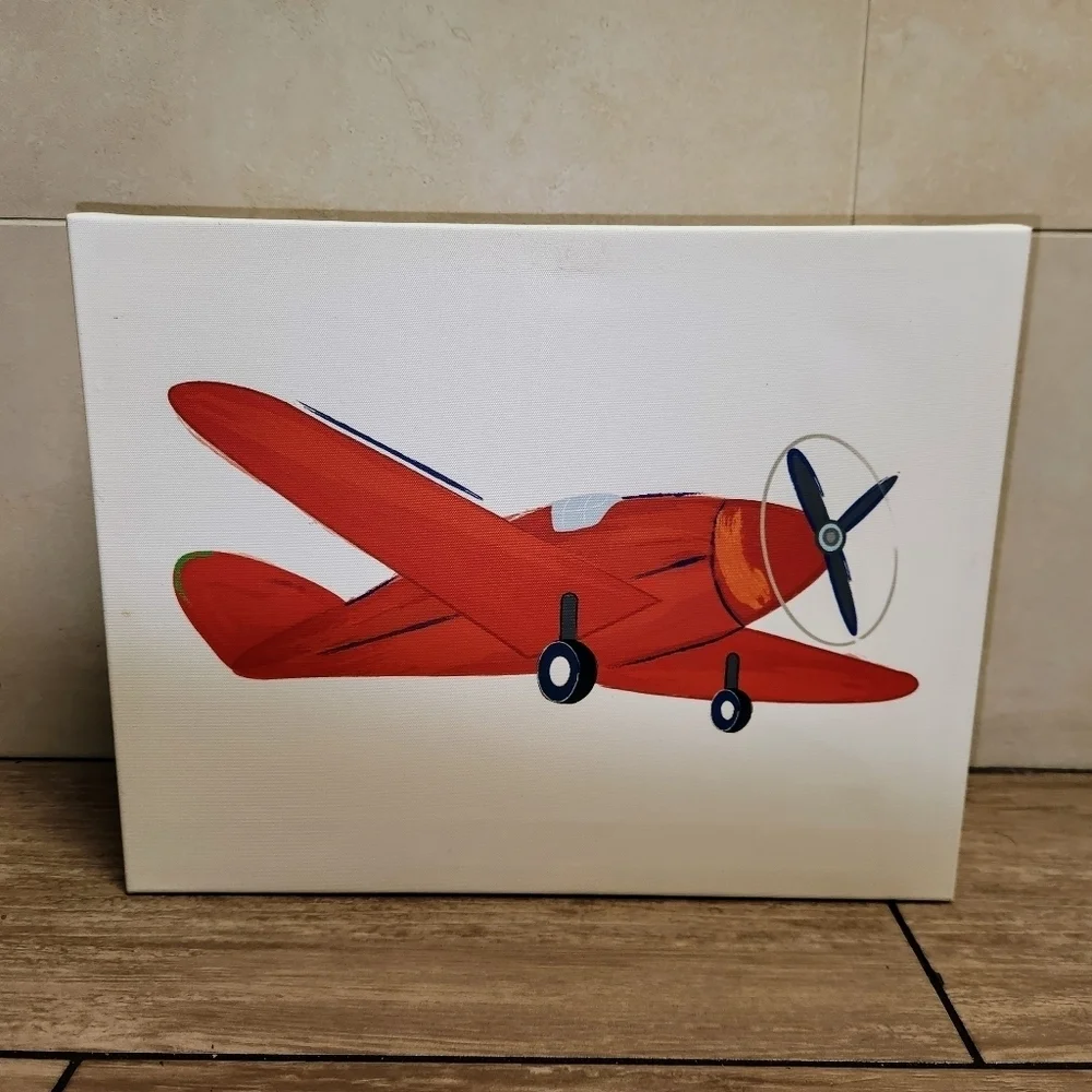 Stupell Industries Triple Colorful Airplanes Drawing, 14